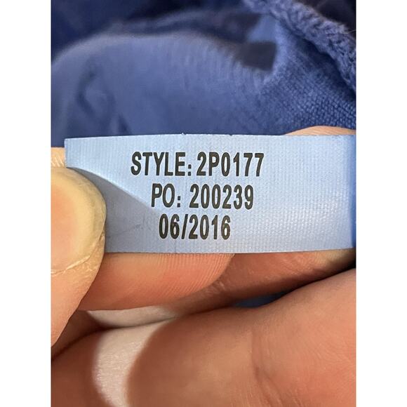 Vineyard Vines Pants Womens 00 Blue Corduroy Stretch 5-Pocket Skinny Zip Fly - Picture 13 of 13